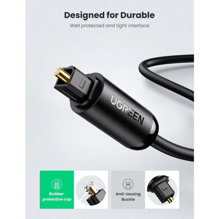 Ugreen Toslink optical cable 2 m - polybag