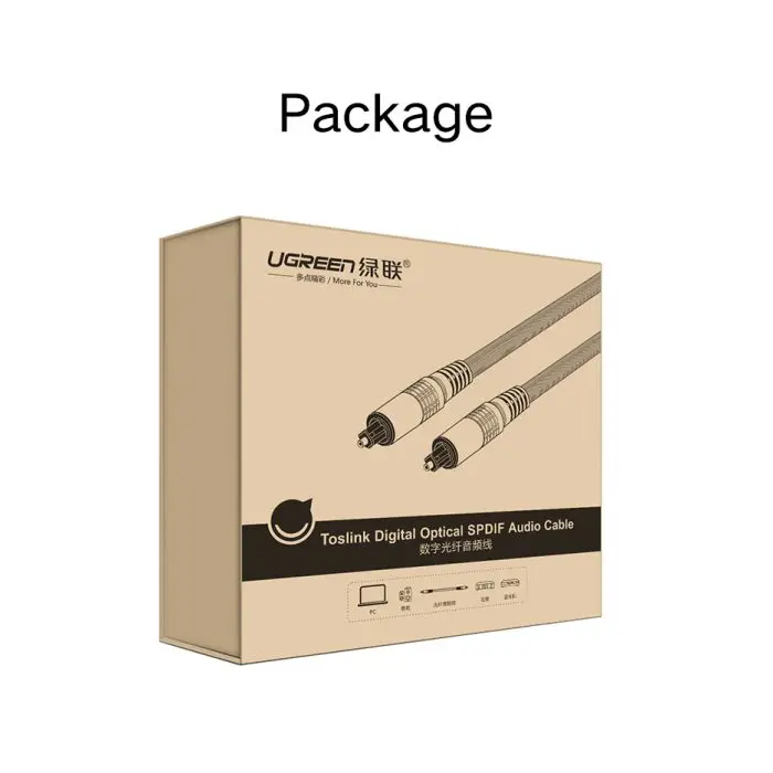 Ugreen Toslink optical cable - braided 3 m - box