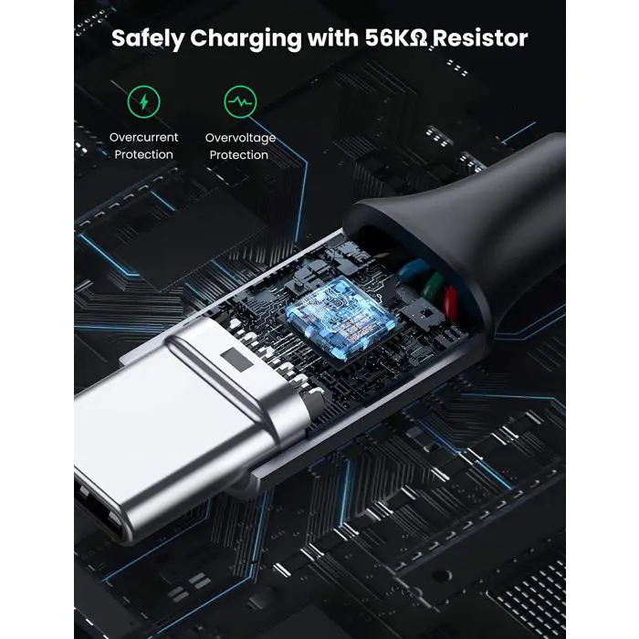 UGREEN USB 2.0 A to USB-C cable 2m (black) - polybag