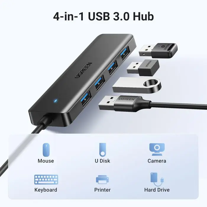 Ugreen USB 3.0 Hub with 4x USB-A connectors