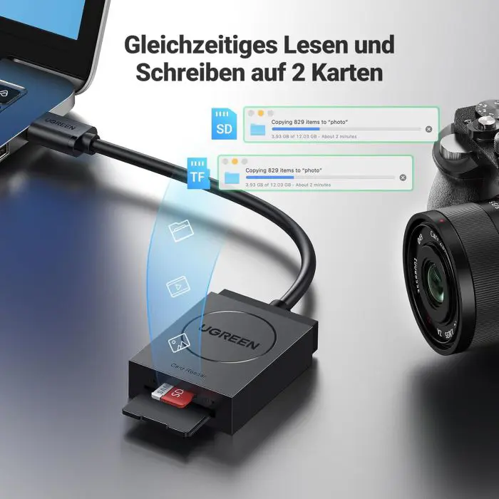 Ugreen USB 3.0 SD TF Card Reader