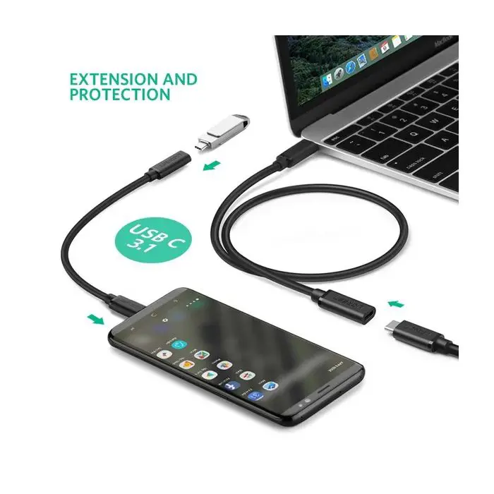 Ugreen USB-C extension, 1M - PolyBag