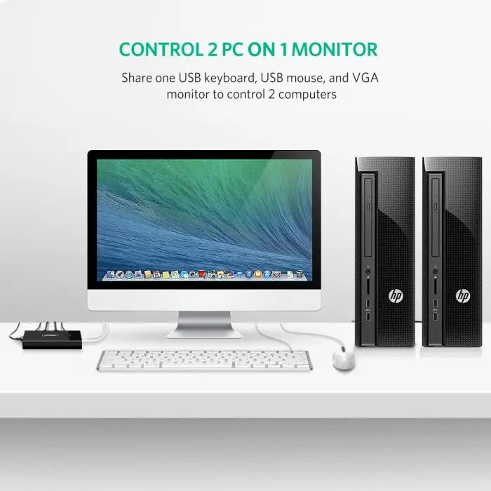 Ugreen VGA 2x1 KVM Switch - box