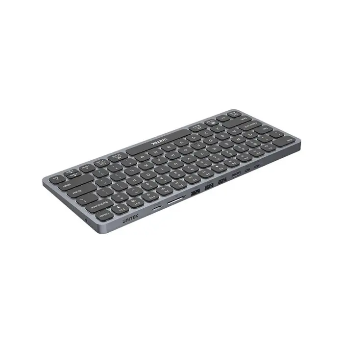 Unitek 9in1 USB hub HDMI 4K PD 100W keyboard