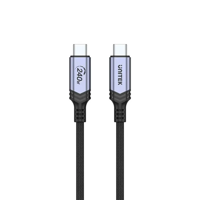 UNITEK CABLE USB-C, 240W, 2M