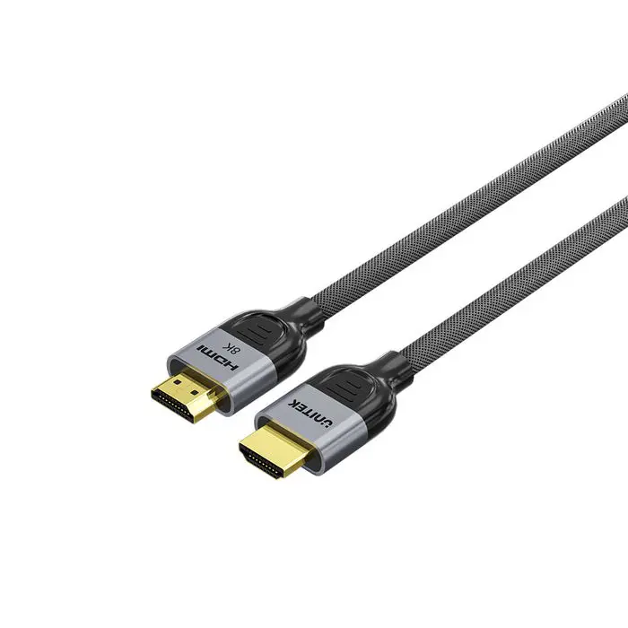 UNITEK HDMI CABLE 2.1 LUX BRAIDED NYLON, 1M