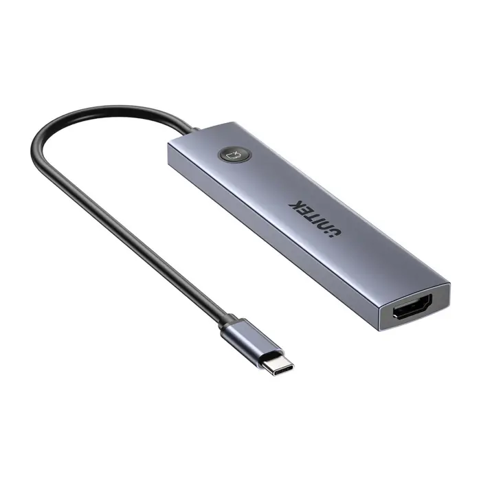 UNITEK HUB USB-C PD 100W HDMI 2.0 WITH ON/OFF