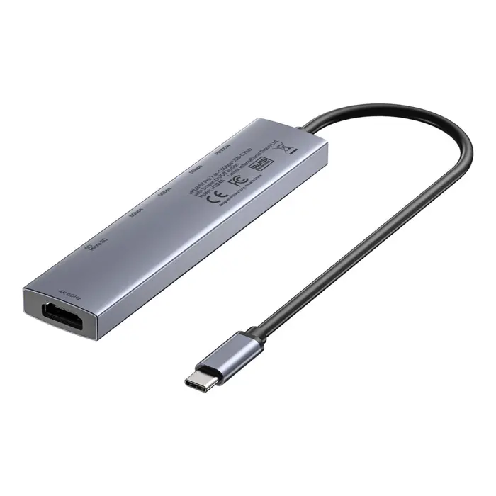 UNITEK HUB USB-C PD 100W HDMI 2.0 WITH ON/OFF