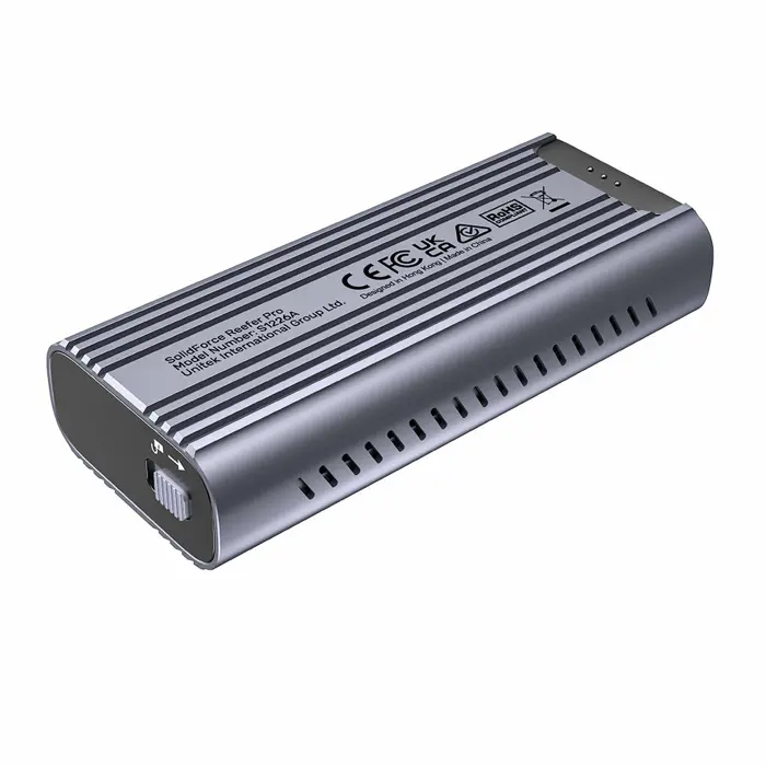 UNITEK S1226A storage drive enclosure SSD enclosure Black, Grey M.2