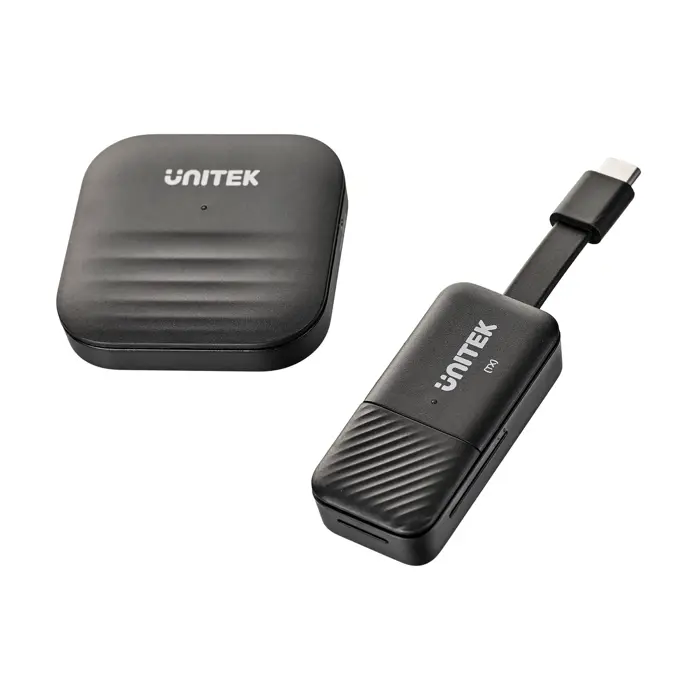 UNITEK V1184A01 AV extender AV transmitter & receiver Black