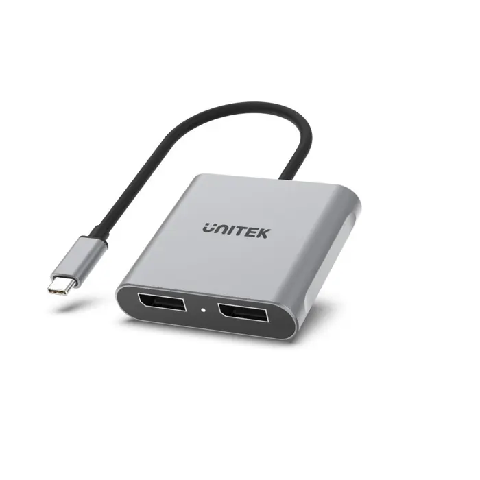 Unitek V1404A USB-C to 2x DP 1.4 8K 60Hz port adapter