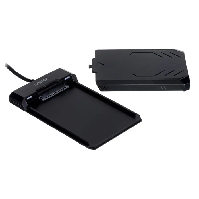 UNITEK Y-3036 storage drive enclosure 2.5" HDD/SSD enclosure Black