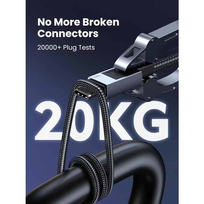 URGREEN USB-C on USB-C Charging Cable 100W, 3m