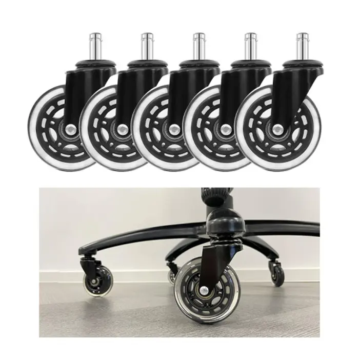 UVI Chair Wheels PRO Silicone anti-scratch and max load wheels