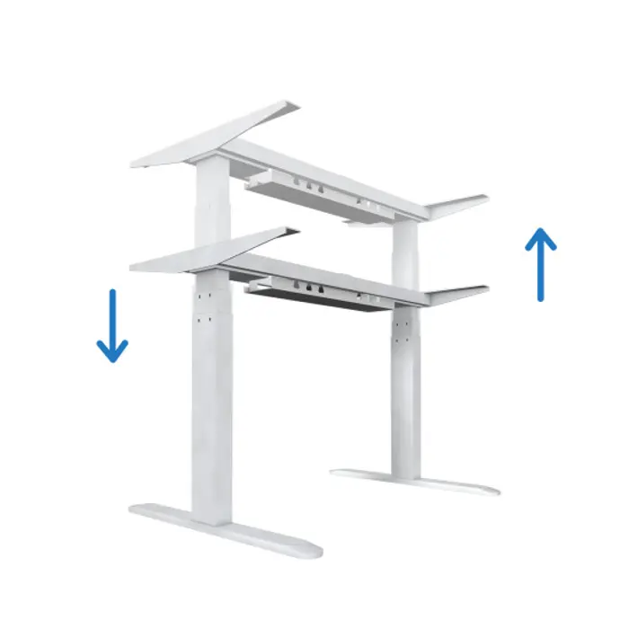 UVI Desk electrical lifting frame (sit/stand) desk white