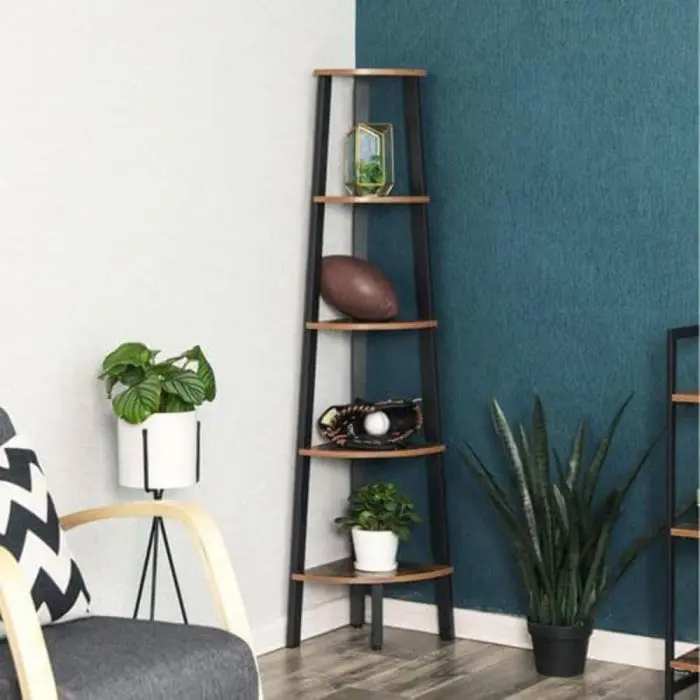 VASAGLE Corner bookcase 5 levels LLS35X