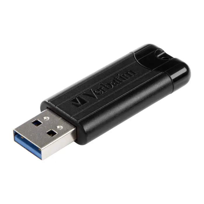 Verbatim PinStripe 16GB USB3.2 Gen1, crni