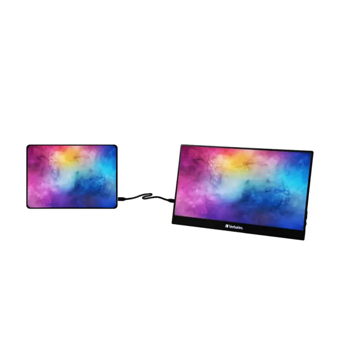 Verbatim PMT-15 prijenosni zaslon 15.6" 1920x1080 IPS, 16:9, Touch Panel, HDR, FreeSync, Low Blue Light, HDMIx1, USBx3