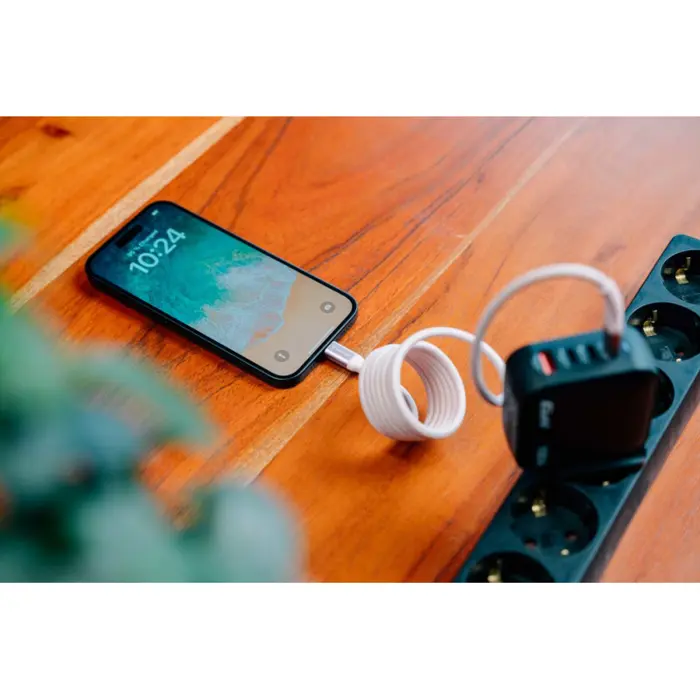 Verbatim Sync & Charge kabel USB-C na USB-C 100W Magnetic 120 cm - sivi