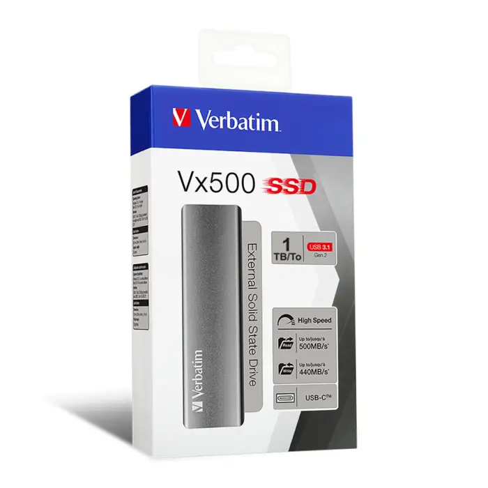 Verbatim VX500 1TB vanjski SSD disk USB 3.2 G2