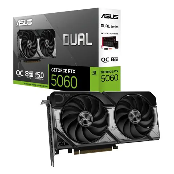 ASUS Dual RTX 5060 8GB GDDR7, DUAL-RTX5060-O8G