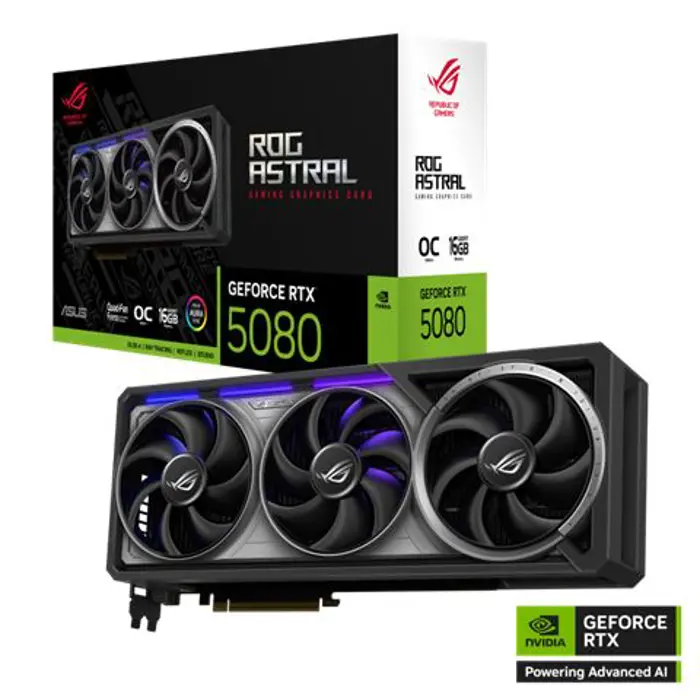 ASUS Astral RTX 5080 16GB GDDR7 ROG-ASTRAL-RTX5080-O16G-GAMING