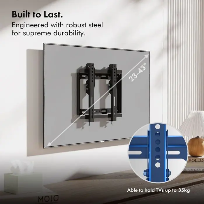 VonHaus 17-37.5 '' tilting wall bracket up to 75kg