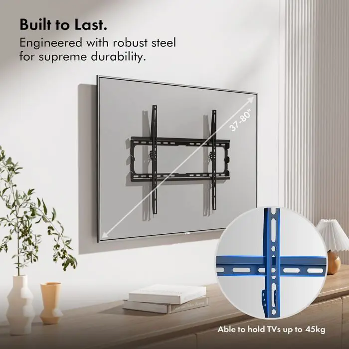 VonHaus 37-70 '' fixed TV wall mount up to 35kg