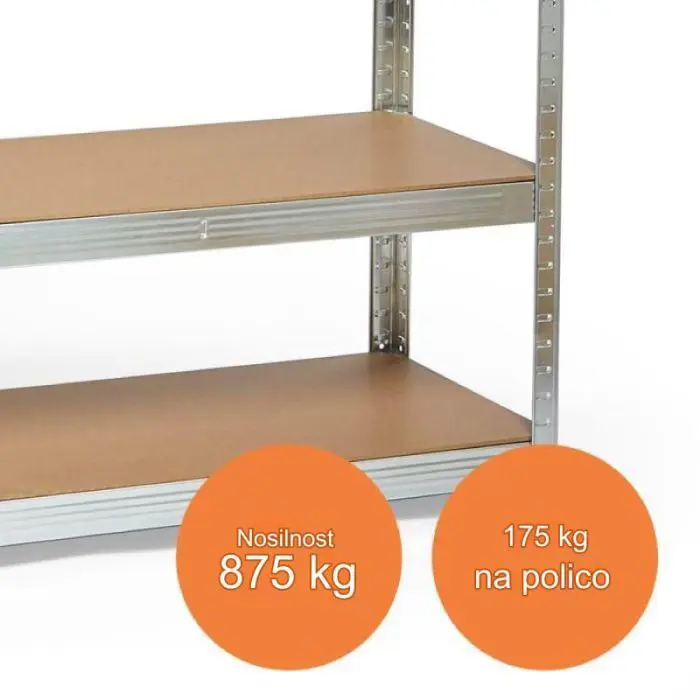 VonHaus 5-level galvanized rack 1.8m