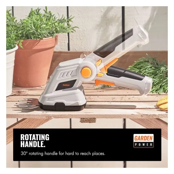 VonHaus cordless scissors for shrubs and grass