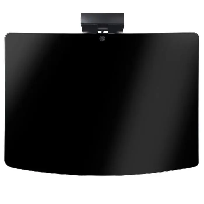 VonHaus Glass Floating Shelf - Black