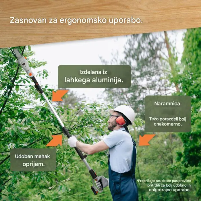 VONHAUS Wireless Telescopic Chainsaw 3519007