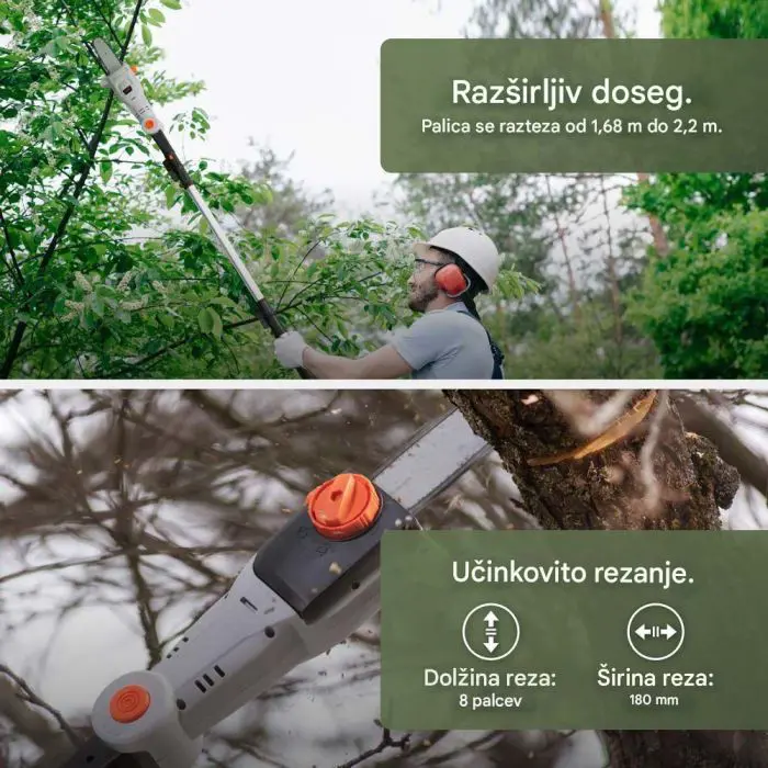 VONHAUS Wireless Telescopic Chainsaw 3519007