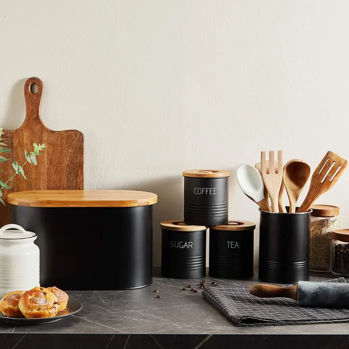 VonShef kitchen organizer matt black