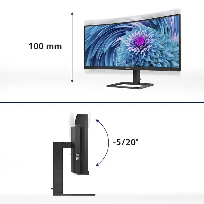 Warranty month(s) | 346E2CUAE | 34 " | VA | WQHD | 21:9 | 4 ms | 300 cd/m2 | Black | HDMI ports quantity 1 | 100 Hz