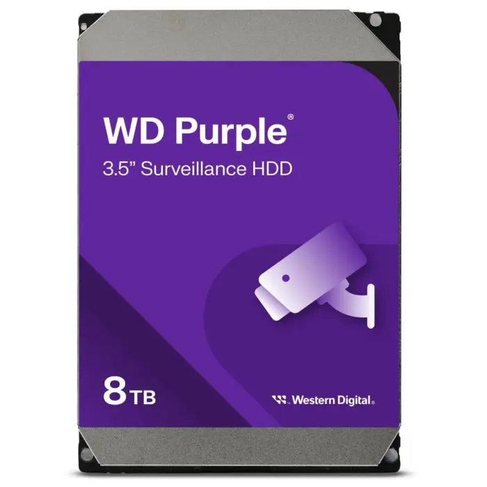 WD 8TB Purple 3,5" SATA 6Gb/s 5640rpm 256MB HDD disk