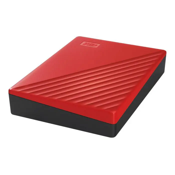 WD My Passport 4TB USB 3.0, red
