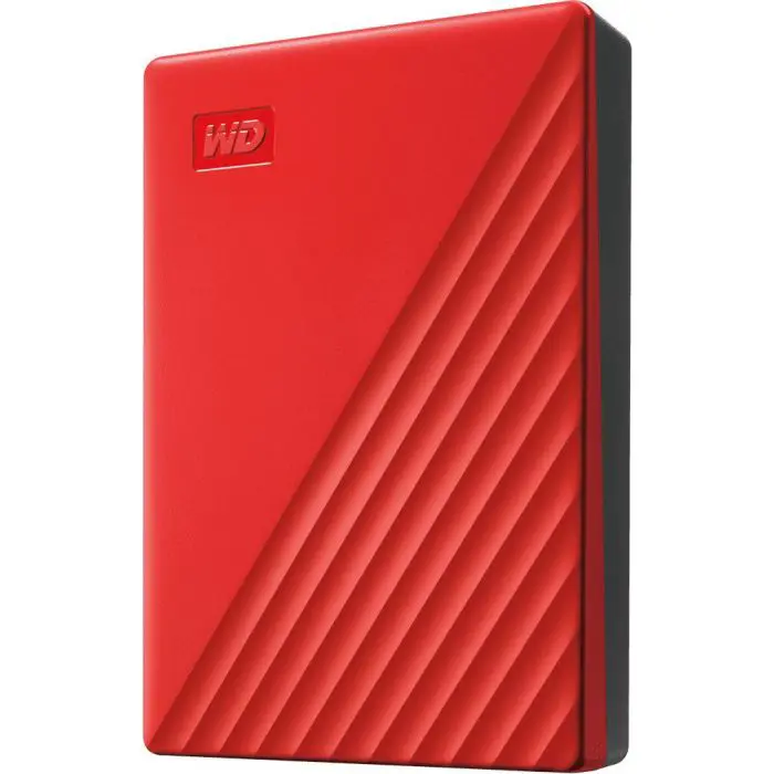 WD My Passport 6TB USB 3.2, red