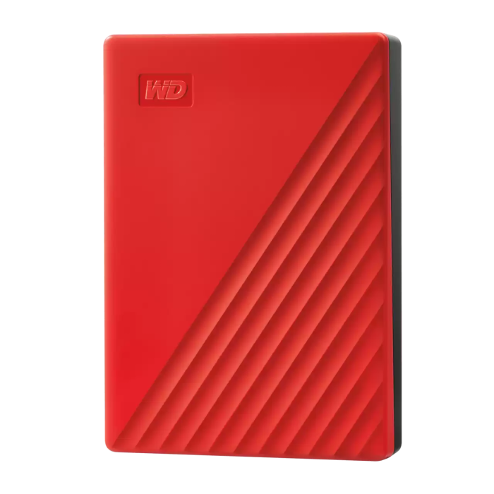 WD My Passport 6TB USB 3.2, red