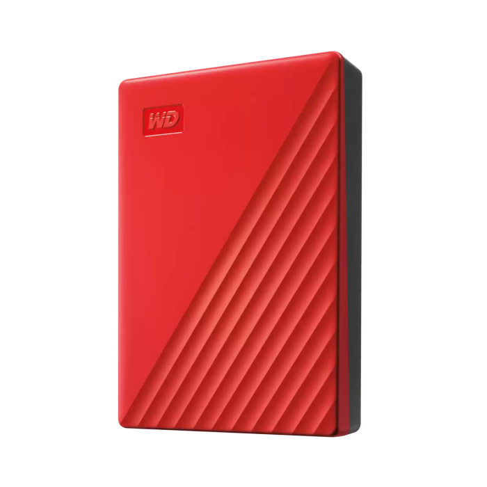 WD My Passport 6TB USB 3.2, red