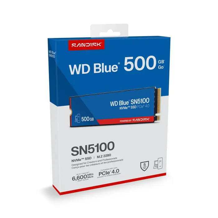 Western Digital 500GB WD Blue® SN5100 NVMe™ SSD