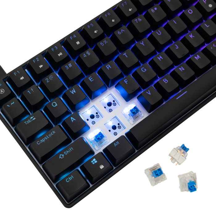 WHITE SHARK gaming mehanička tipkovnica GK-005122 HAMACHI pl sw