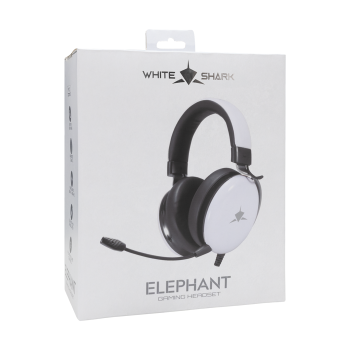 WHITE SHARK gaming slušalice GH-2540 ELEPHANT bijele