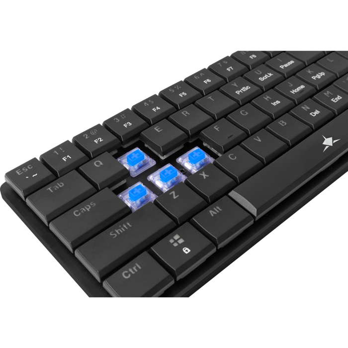 WHITE SHARK gaming tipkovnica GK-006121 NAGAMAKI crna pl.sw. US