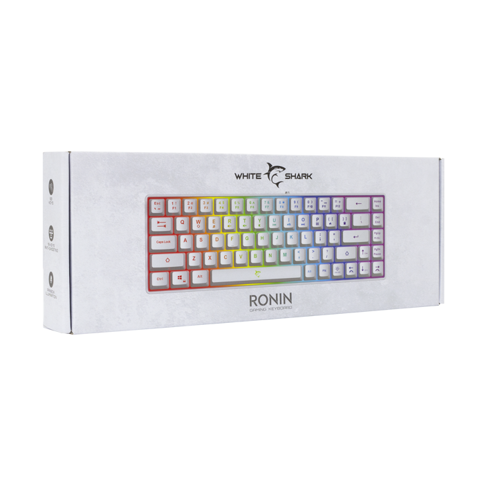 WHITE SHARK gaming tipkovnica GK-2201 RONIN bijela US