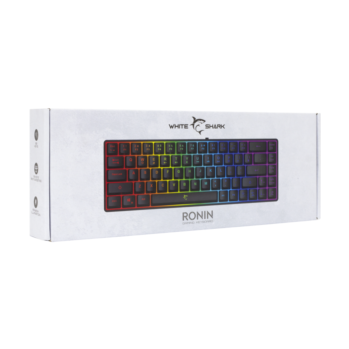 WHITE SHARK gaming tipkovnica GK-2201 RONIN crna US