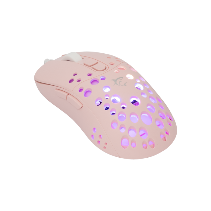 WHITE SHARK RGB gaming miš GM-9004 TRISTAN rozi 12.800dpi