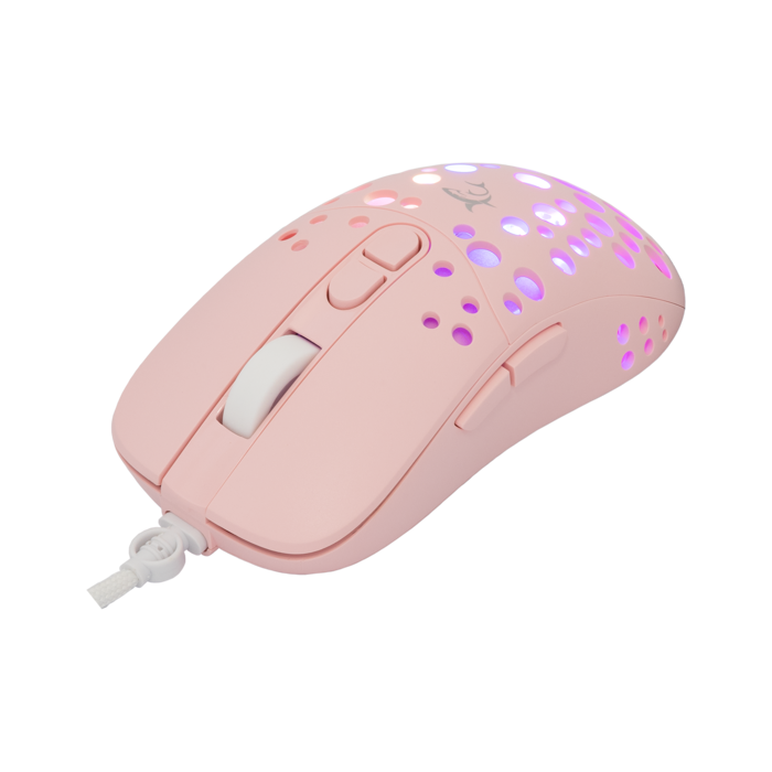 WHITE SHARK RGB gaming miš GM-9004 TRISTAN rozi 12.800dpi