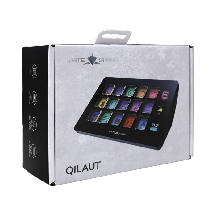 WHITE SHARK STREAM DOCK WSD-100 QILAUT 15 tipki crni