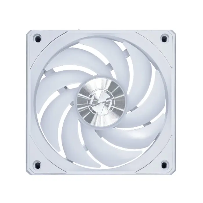 White wireless Lian Li UNI FAN 3-pack fan, 120mm